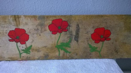 piros pipacs  - elkelt 